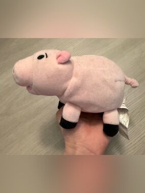 Vintage Disney Hamm Mini Bean Bag Plush 7” Toy Story Stuffed Toy Disney Company